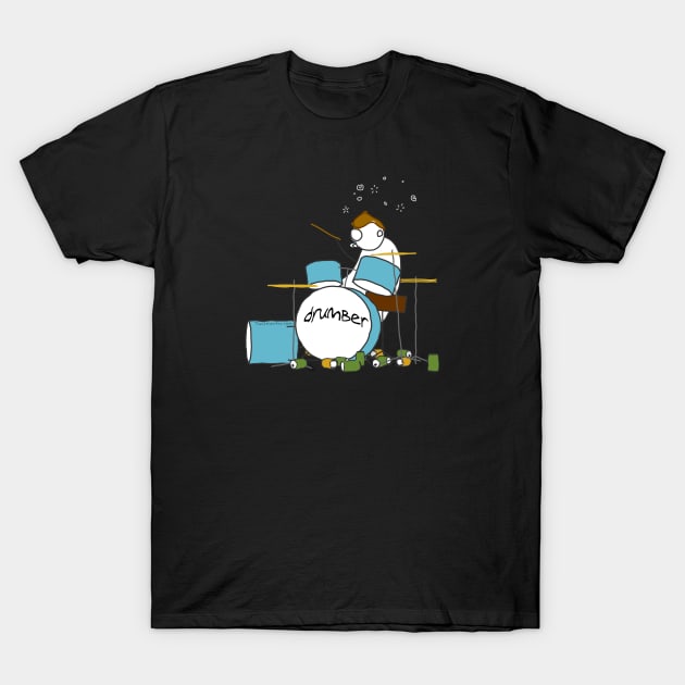 The Drumber T-Shirt by RyanJGillComics